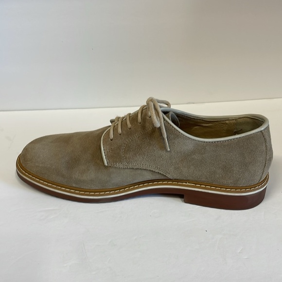 1901 Made In Italy Beige Suede Lace Up Men’s Oxford’s Shoes size 43 - Picture 7 of 14